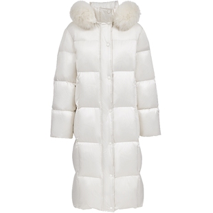 Vero Moda羽绒服2025冬季新款90白鸭绒云朵连帽毛领羽绒325412003