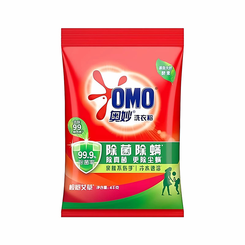 奥妙除菌除螨洗衣粉4kg袋装
