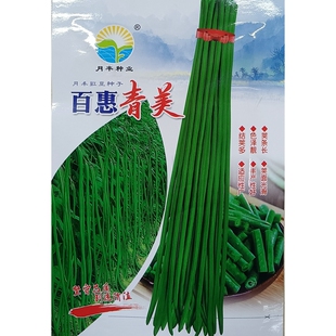 月丰百惠青美青豇豆种子早中熟青绿油亮荚长条荚豆角江缸豆籽30克