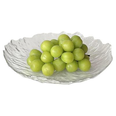 简约轻奢家用冰川玻璃水果盘