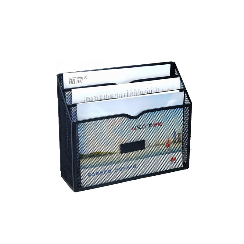 丽简金属文件框三层桌面烤漆新款