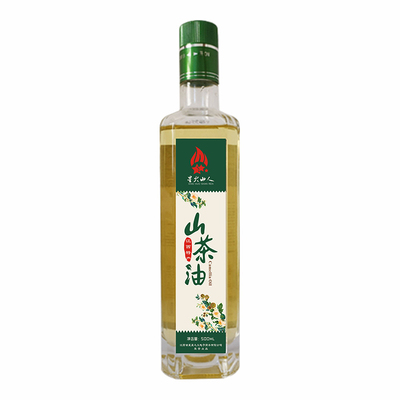 星火山人山茶油500ml压榨茶籽油