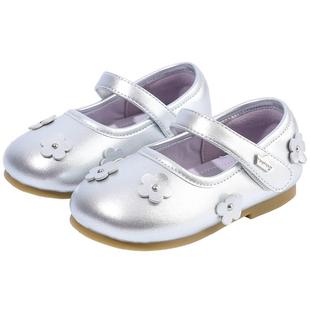 英氏童鞋儿童走步鞋秋季新款软底女童公主鞋小女孩皮鞋宝宝休闲鞋