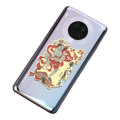 魁星金属手机贴纸上岸手机贴背贴