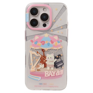 CARECASE x LUNA联名 闪亮舞台手机壳 适用于iPhone17 ProMax 华为Mate60 pura80 可爱涂鸦 童趣风少女心