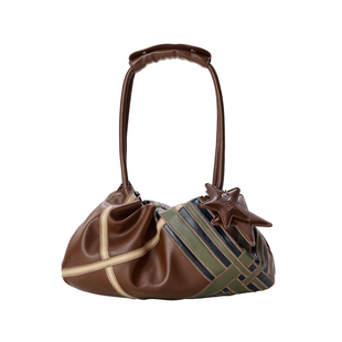 ECODAY软纹扁月小包云朵包手提单肩包女士原创设计晴天蓝色高级感