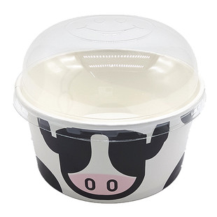 4寸5寸耐高温戚风蛋糕包装戚风纸杯纸模具面包碗特仑苏牛奶蛋糕盒