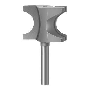 金锥木工正半圆刀圆弧刀雕刻铣刀修边刀雕刻机刀头圆边柱形花样刀