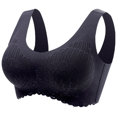 泰国乳胶内衣无钢圈收副乳无痕运动背心文胸