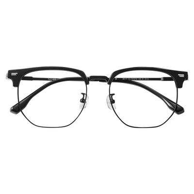 明月京野近视眼镜超轻钛架