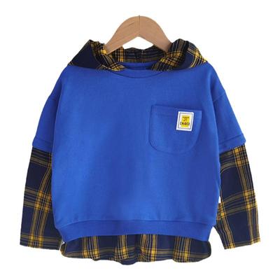 波波龙秋冬男童棉休闲连帽卫衣