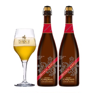 比利时进口海特安可金卡露红带帝王啤酒烈性精酿啤酒750ml*2瓶