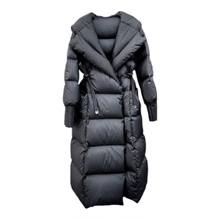 国标95白鹅绒370克羽绒服加厚极寒25冬季深圳高端巴黎走秀款现货