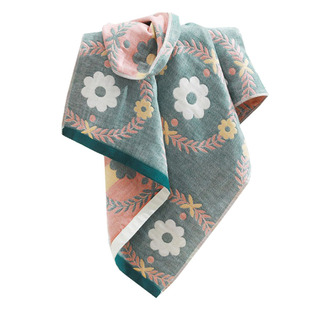 如奕浴巾四层纱布新疆长绒棉女成人家用纯棉吸水速干裹巾男大毛巾