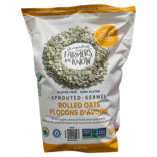 2袋9.5折加拿大直邮One Degree燕麦片 无麸质 2.27kg