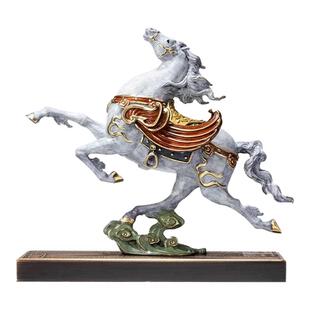 朱炳仁铜X敦煌美术研究所飞黄腾达马摆件玄关桌面装饰企业送礼