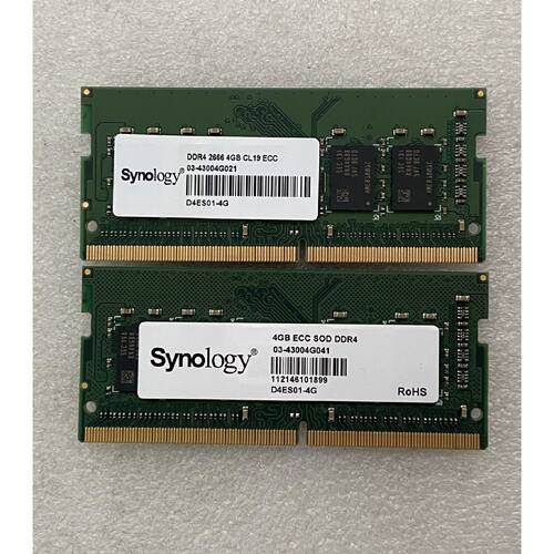 议价群晖原装拆机DDR4内存条 4GB ECC SOD DDR4 2666 4GB CL19 EC