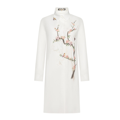 GEGINAGEGINA百搭中长衬衫