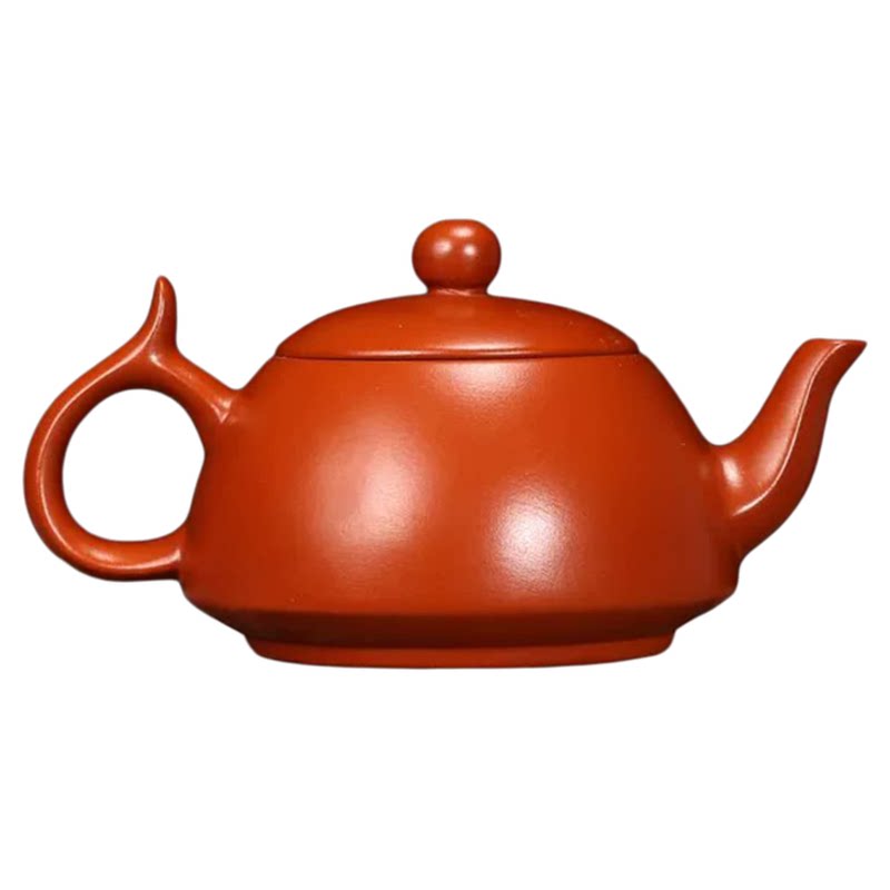 潮州原矿朱泥小品将军壶功夫茶壶