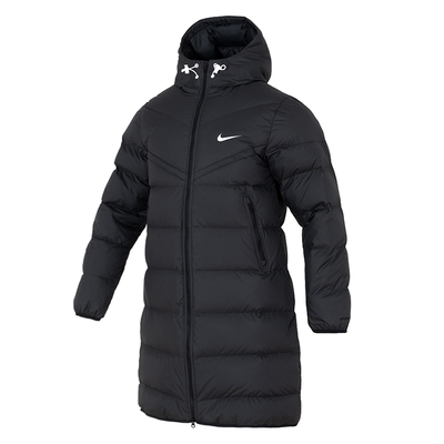 Nike耐克长款羽绒服男女款冬季新款运动服保暖夹克羽绒外套HQ4185