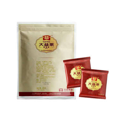 大益普洱茶熟茶五级散茶 8g*50小袋茶包 400克一袋装2022/2024年