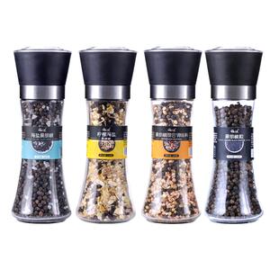 海盐黑胡椒粒柠檬颗粒混合调味料研磨西餐牛排意面健身调料胡椒粉