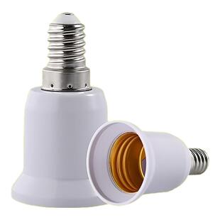 转换灯头外E14转内E27螺口转换器灯口转换吊灯座转换器小头转大头