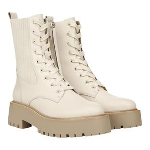 SAM EDELMAN山姆爱德曼冬季黑时尚圆头马丁靴拉链牛皮短靴女EVINA