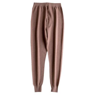 羊毛裤宽松保暖薄款羊绒男女士