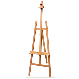 榉木制画架素描画架油画架实木画架升降木质折叠画架广告画架包邮