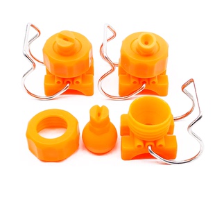 304可调球形夹扣喷嘴前处理卡扣涂装工业喷淋PP塑料万向清洗喷头