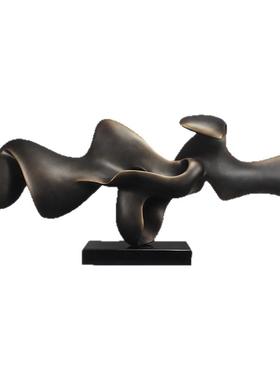 售楼处抽象雕塑艺术摆件现代简约