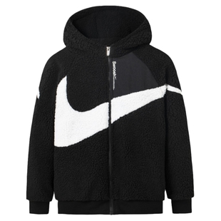 Nike儿童装男女童夹克加绒冬季中大童加厚保暖棉袄外套NY2242144