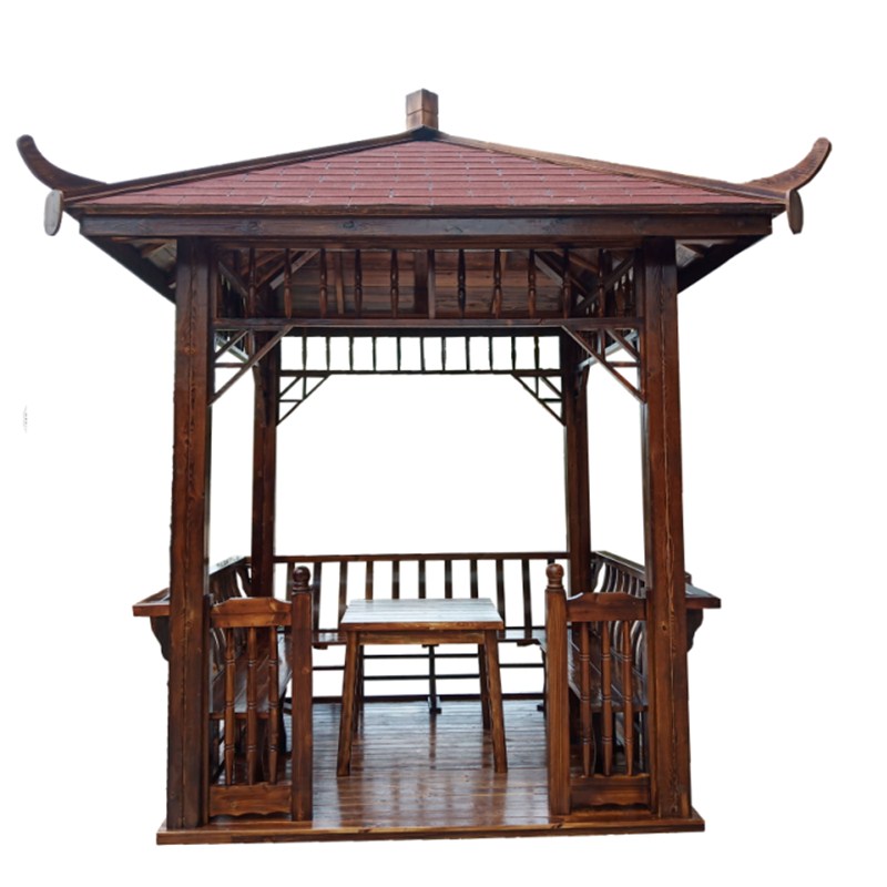 四角凉亭/实木凉亭/户外凉亭/凉亭木屋/防腐木/厂家直销/仿古凉亭