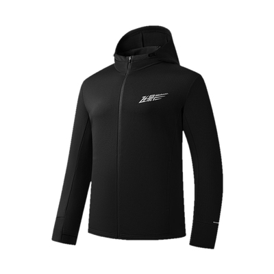 乔丹飞影连帽针织开衫男士