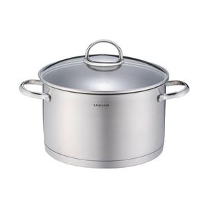 凌丰加厚304不锈钢汤锅家用加高深卤肉锅煲汤煮粥炖锅燃气电磁炉