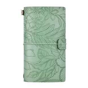 高颜值笔记本子软皮面活页可拆卸创意复古记事手账本a6随身携带工作旅行盖章本随手记录男女孩学生日记本定制