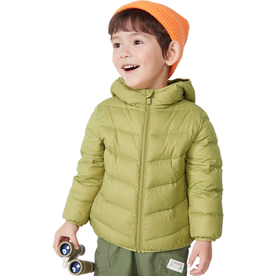 外套短款轻薄儿童羽绒服巴拉巴拉