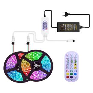 24键APP控制器LED5050RGB灯条音乐声控蓝牙流水跑马灯带装饰灯
