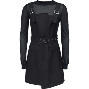 Vero Moda连衣裙2025秋季新款套装不对称裙摆背带裙32537C004