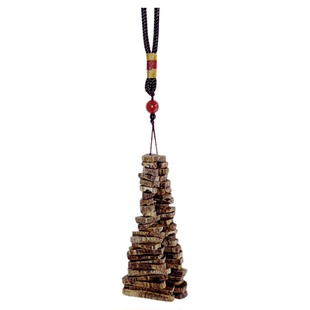 天然奇楠沉香汽车香薰挂件静心舒缓心情除异味车内饰品挂饰吊件