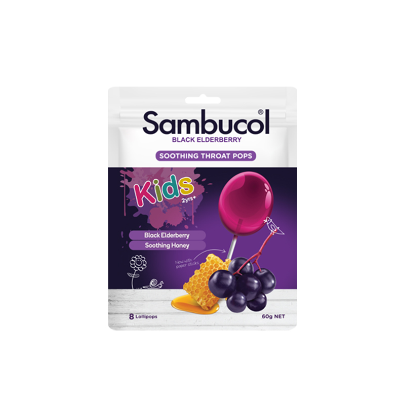 澳洲Sambucol黑接骨木莓儿童蜂蜜棒棒糖强免疫【效期至26年7月】