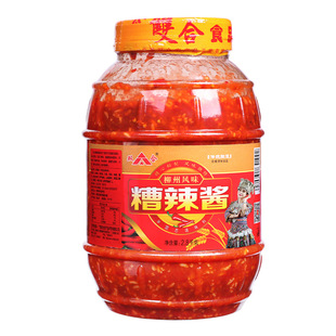 广西双合香糯糟辣酱柳州特产酸甜糯米甜酒辣椒酱凉拌饺子拌面蘸料