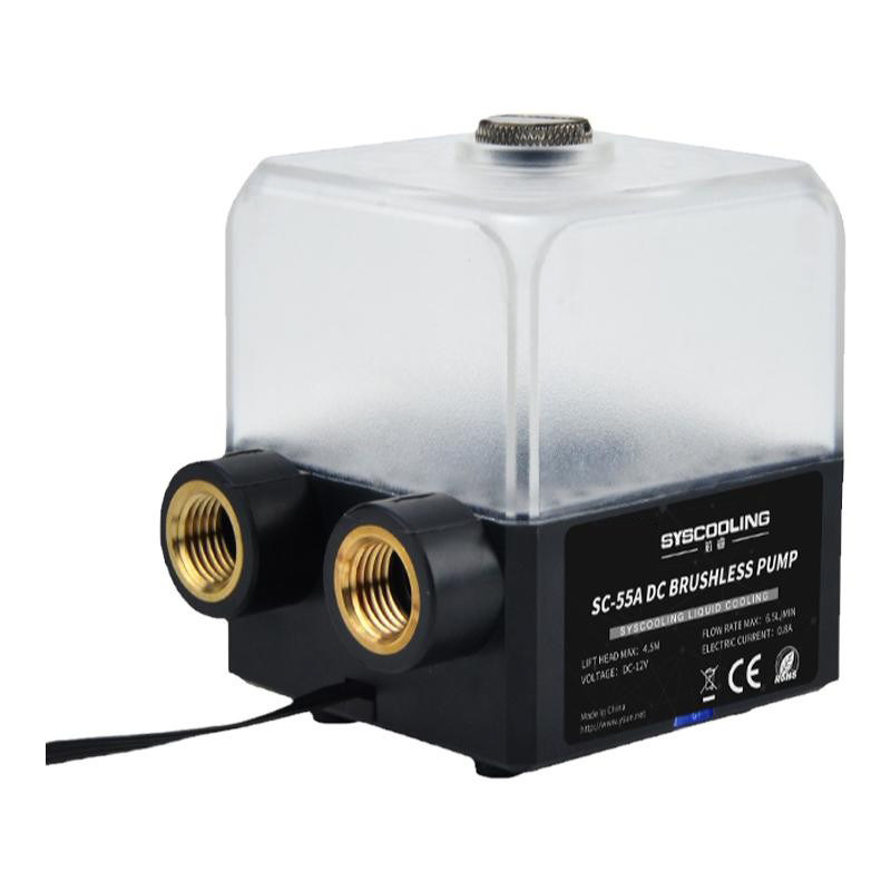 东远芯睿SC-55A水泵水箱一体液冷散热电摩水冷泵微型散热器
