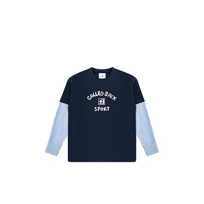 CALLEDBACK假两件格子长袖上衣