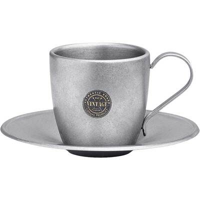 不锈钢咖啡杯碟青芳制作所复古