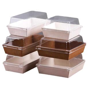 三明治包装打包盒肉松小贝雪媚娘毛巾卷提拉米苏蛋糕甜品盒子烘焙