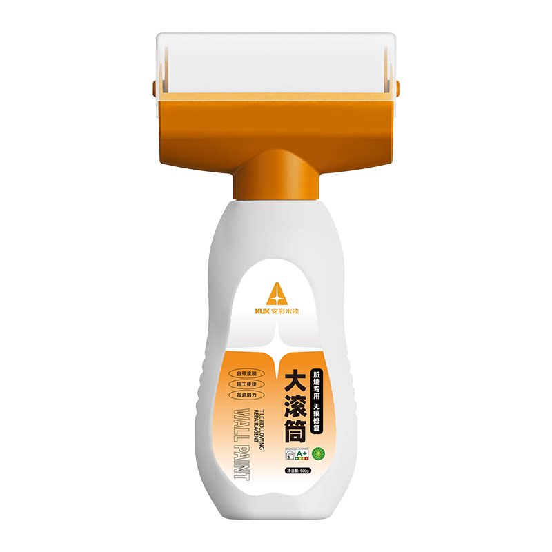 白墙面滚刷漆乳胶漆修复补墙腻子膏室内墙壁修补家用去污神器涂料