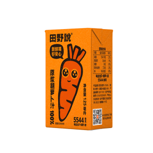 原浆胡萝卜汁田野说小规格