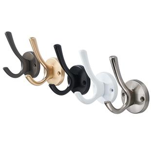 北欧挂钩单钩简约黑色墙壁挂衣钩单个挂钩玄关客厅衣柜服装衣帽钩